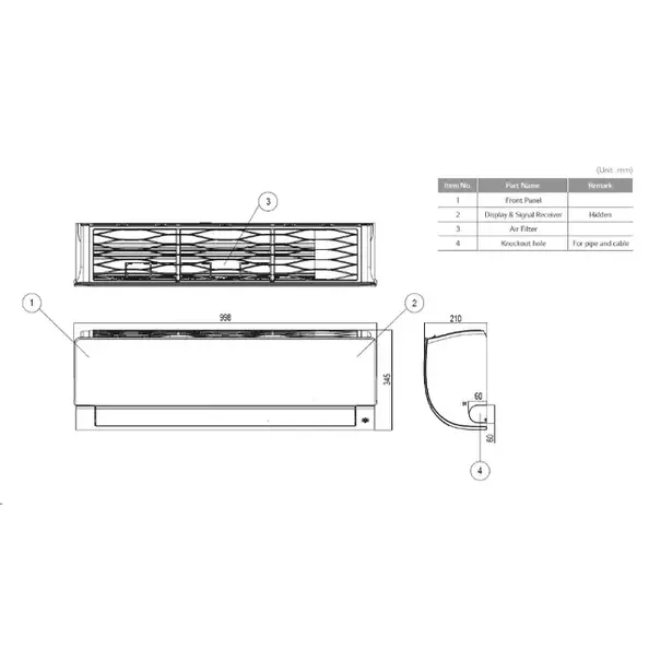 LG LG Standard Plus WiFi Smart Inverter 7,0kW mit Ionisator Innengerät 2023