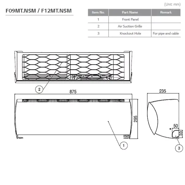 LG LG F09MT 2,5 kW Prestige Dual Inverter Set Klimaanlage