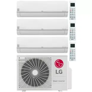 LG Triple Split Klimaanlage MU3R21-090912 R32 2 x 2,5 kW + 1 x 3,5 kW Set