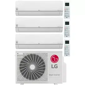 LG Triple Split Klimaanlage MU3R21-090909 R32 3 x 2,5 kW Set