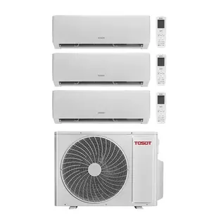 Tosot PULAR Dreiteilige Split-Klimaanlage Inverter 090912P R32 2 x 2,5 + 1 x 3,2 kW Set