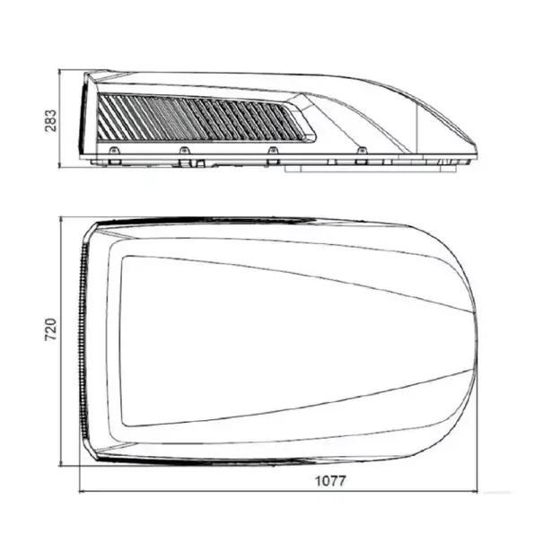 Tosot WiFi Shark Slim Inverter-Wohnmobil-Klimaanlage 3,5 kW