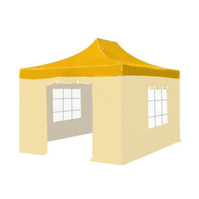Lizzely Garden & Living Dak Easy up geel 3x4,5m luxe partytent Lizzely Garden & Living Dak Easy up geel 3x4,5m luxe partytent