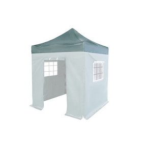 Lizzely Garden & Living Dak Easy up grijs 2x2m luxe partytent Lizzely Garden & Living Dak Easy up grijs 2x2m luxe partytent