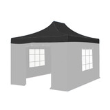 Lizzely Garden & Living Dak Easy up zwart 3x4,5m luxe partytent