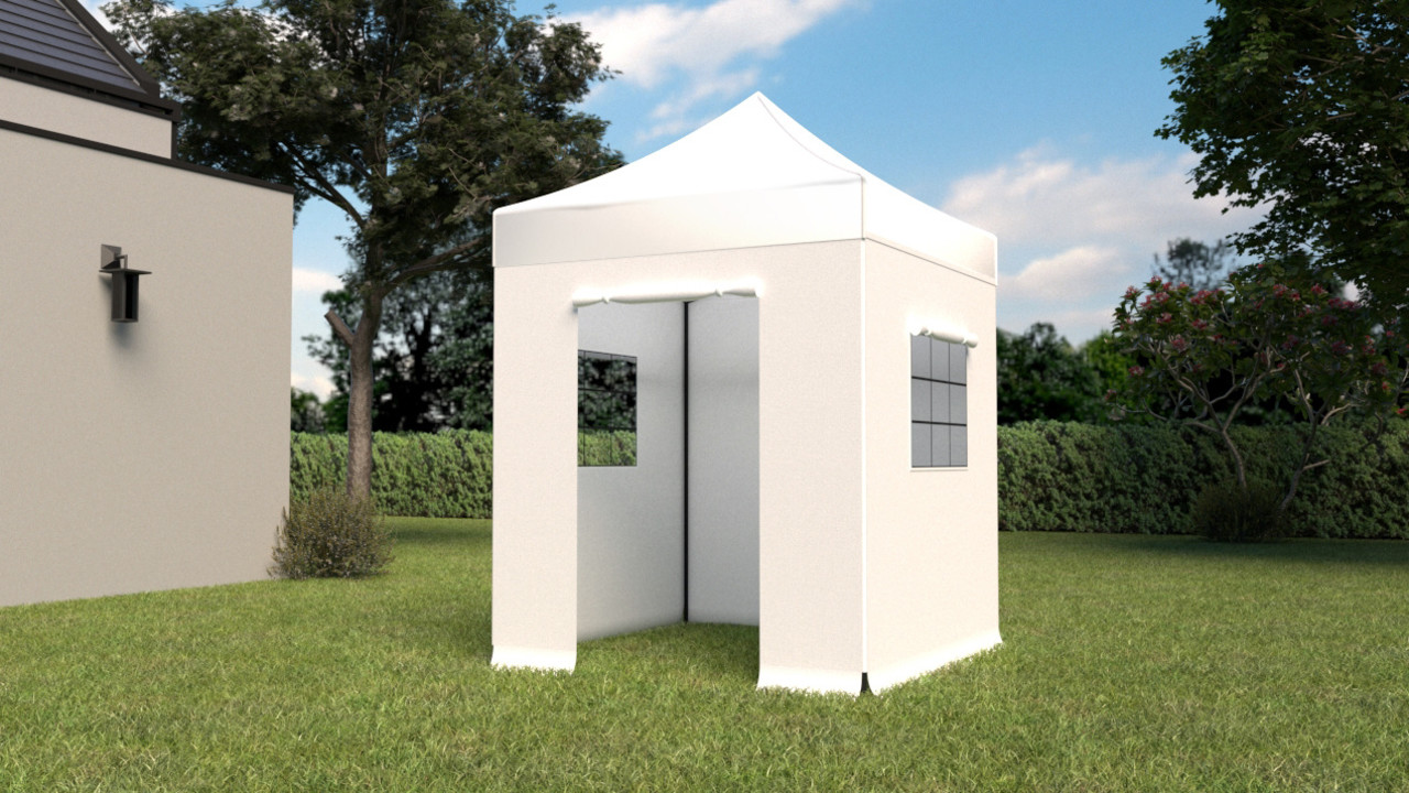 Easy up 2x2m wit luxe partytent opvouwbaar