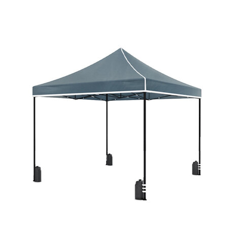 Lizzely Garden & Living Easy up 3x3m grijs luxe zonder zijwanden partytent opvouwbaar