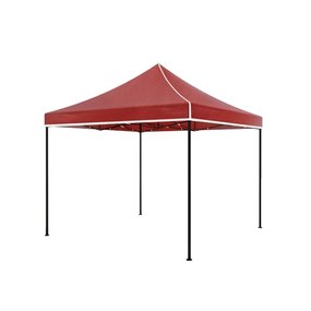 Lizzely Garden & Living Easy up 3x3m rood luxe zonder zijwanden partytent opvouwbaar