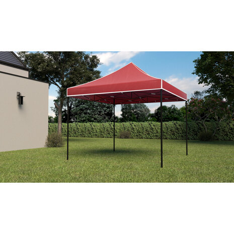 Lizzely Garden & Living Easy up 3x3m rood luxe zonder zijwanden partytent opvouwbaar Lizzely Garden & Living Easy up 3x3m rood luxe zonder zijwanden partytent opvouwbaar
