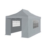 Lizzely Garden & Living Easy up 3x4,5m grijs 30mm (aluminium buizen) semi prof partytent opvouwbaar