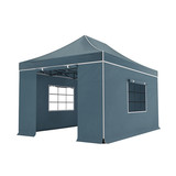 Lizzely Garden & Living Easy up 3x4,5m grijs luxe partytent opvouwbaar Lizzely Garden & Living Easy up 3x4,5m grijs luxe partytent opvouwbaar