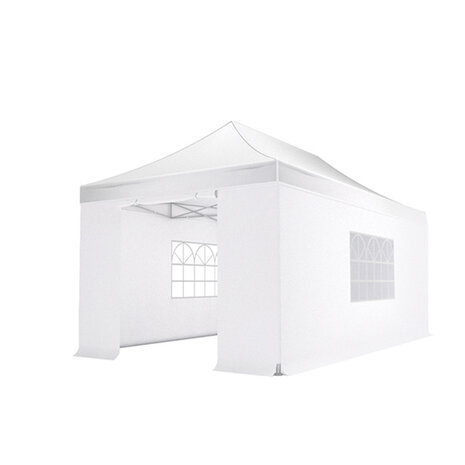 Lizzely Garden & Living Easy up 3x4,5m wit 40mm (aluminium buizen) semi prof partytent opvouwbaar