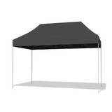 Lizzely Garden & Living Easy up 3x4,5m zwart 30mm (aluminium buizen) zonder zijwanden semi prof partytent opvouwbaar