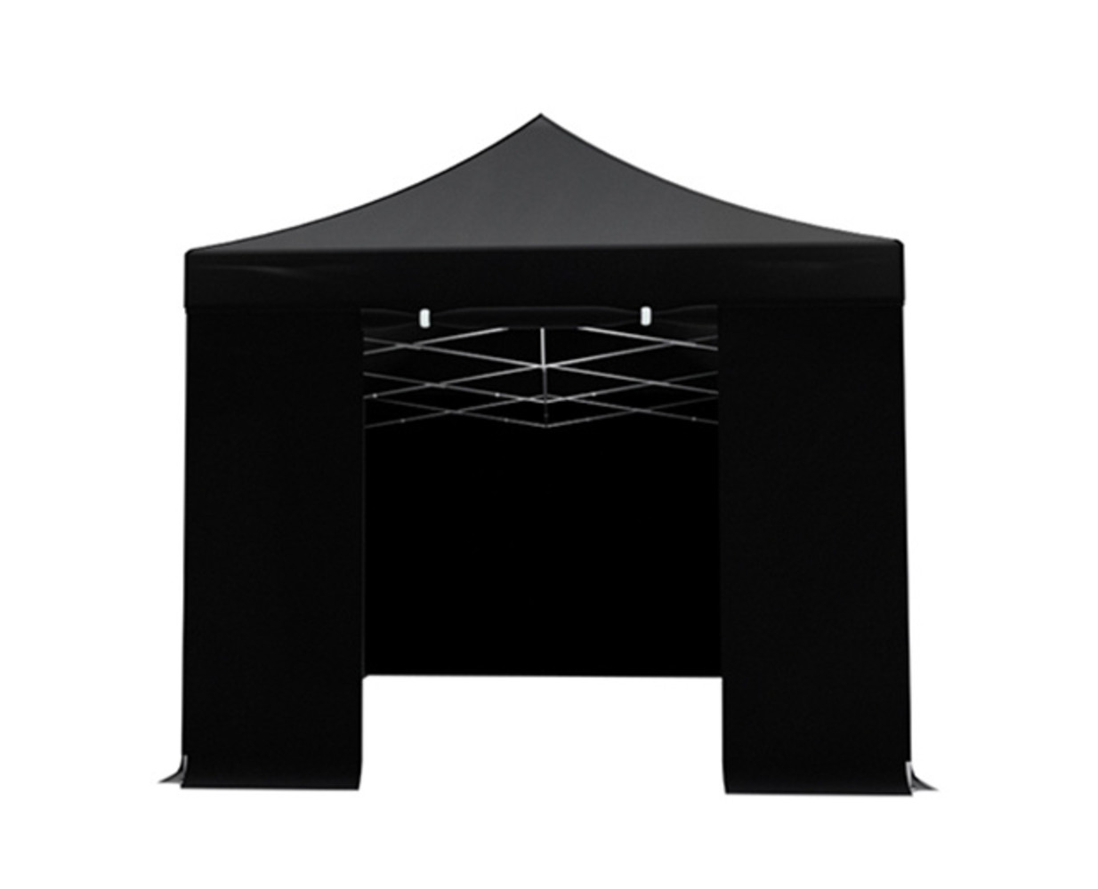 Easy up 3x6m zwart 30mm (aluminium buizen) semi prof partytent opvouwbaar Easy up 3x6m zwart 30mm (aluminium buizen) semi prof partytent opvouwbaar