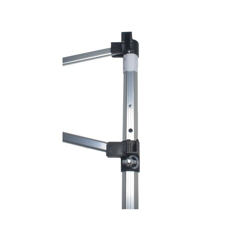 Lizzely Garden & Living Easy up 3x6m zwart 40mm (aluminium buizen) semi prof partytent opvouwbaar