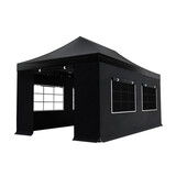 Lizzely Garden & Living Easy up 3x6m zwart luxe partytent opvouwbaar