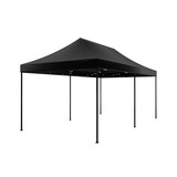 Lizzely Garden & Living Easy up 3x6m zwart luxe zonder zijwanden partytent opvouwbaar Lizzely Garden & Living Easy up 3x6m zwart luxe zonder zijwanden partytent opvouwbaar