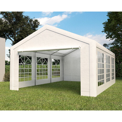 Lizzely Garden & Living Partytent 4x6m wit semi professioneel Lizzely Garden & Living Partytent 4x6m wit semi professioneel