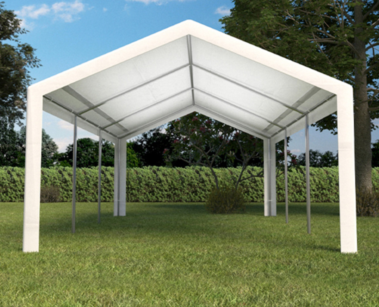 Partytent 4x6m wit semi professioneel Partytent 4x6m wit semi professioneel