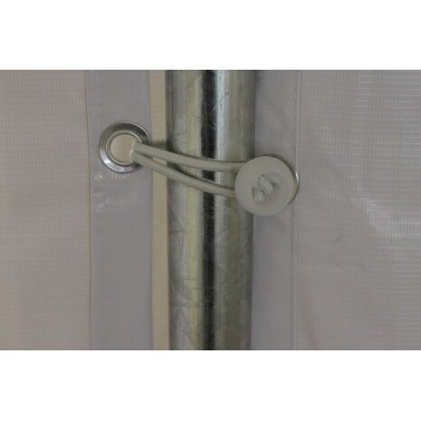 Lizzely Garden & Living Partytent 4x8m PVC met grondframe brandvertragend