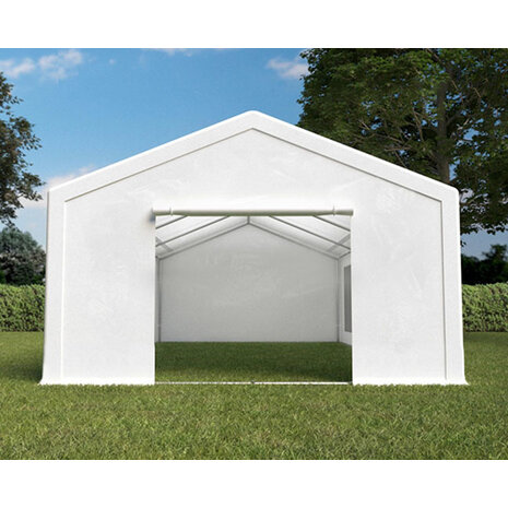 Lizzely Garden & Living Partytent 4x8m PVC met grondframe brandvertragend
