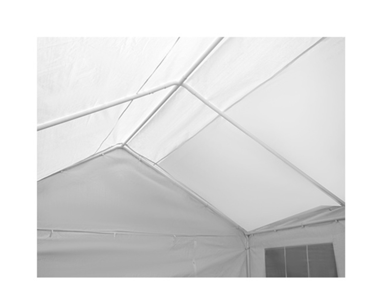 Partytent 4x8m wit semi professioneel Partytent 4x8m wit semi professioneel