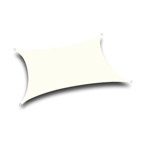 Lizzely Garden & Living Waterdicht schaduwdoek beige 2x4m Polyester Lizzely Garden & Living Waterdicht schaduwdoek beige 2x4m Polyester