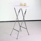 Statafel wit 60cm breed blad Statafel wit 60cm breed blad