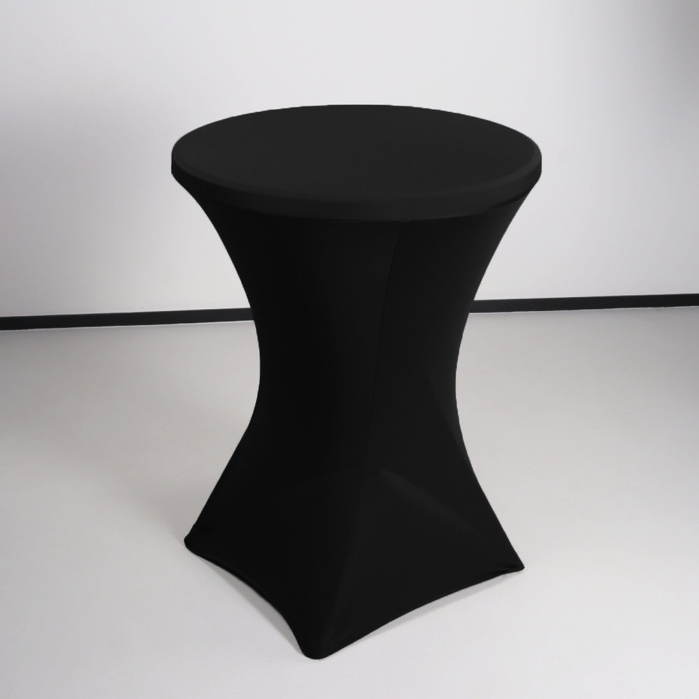 Stretch rok zwart statafelrok statafel 80cm statafelhoes Stretch rok zwart statafelrok statafel 80cm statafelhoes