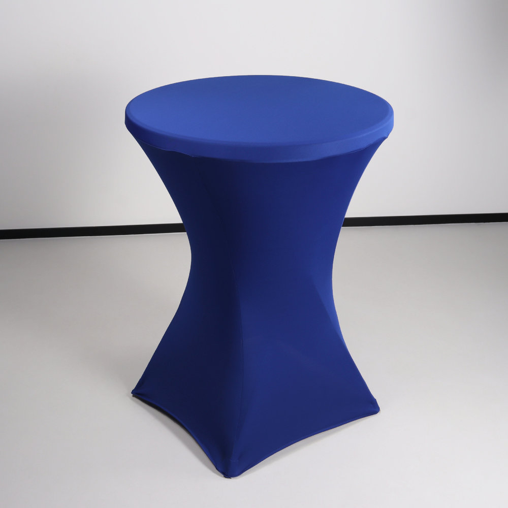 Stretch rok blauw statafelrok statafel 80cm statafelhoes Stretch rok blauw statafelrok statafel 80cm statafelhoes