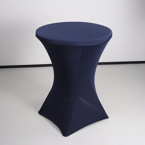 Lizzely Garden & Living Stretch rok donkerblauwe statafelrok statafel 80cm statafelhoes Lizzely Garden & Living Stretch rok donkerblauwe statafelrok statafel 80cm statafelhoes