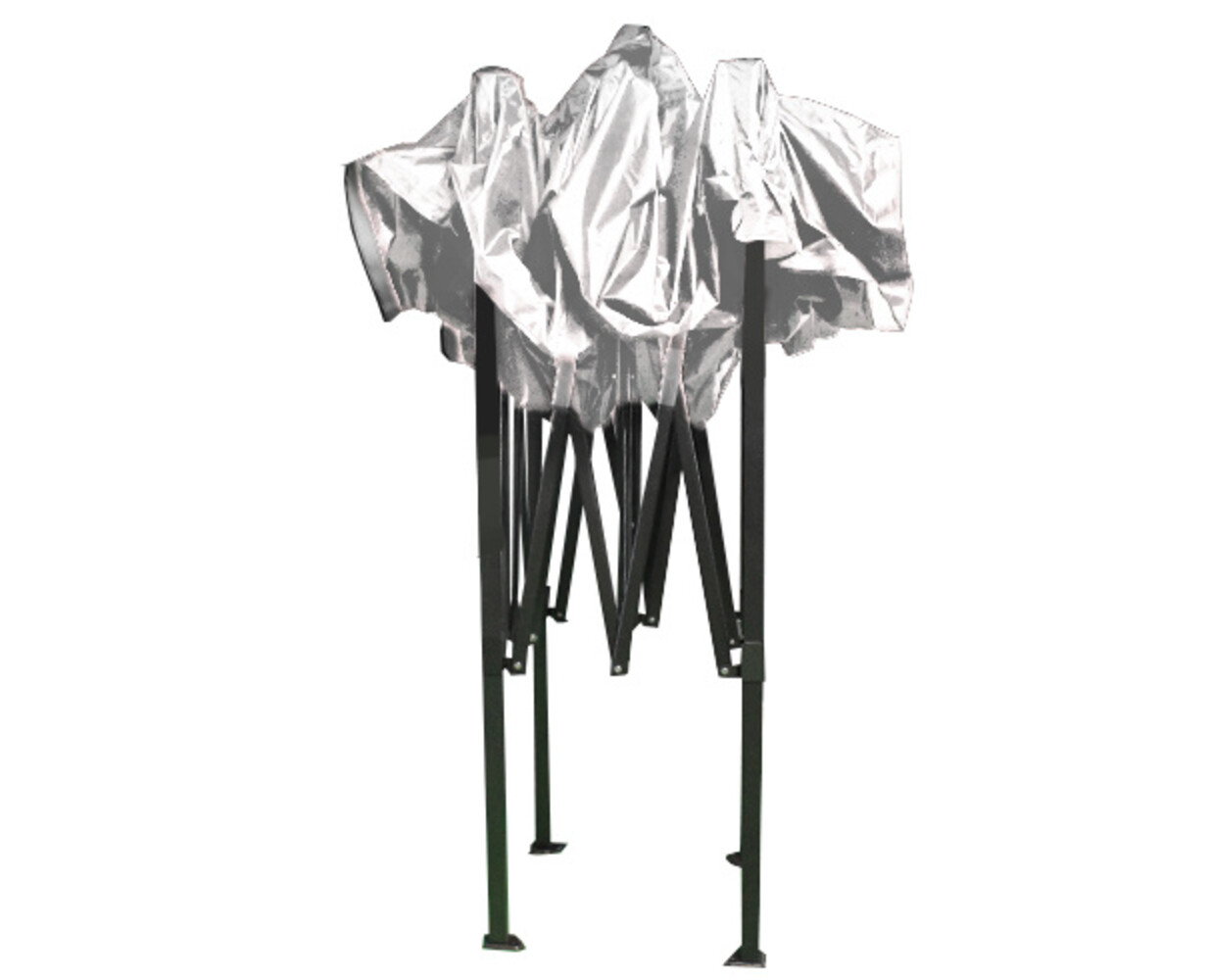 Easy up 2x2m wit luxe zonder zijwanden partytent opvouwbaar