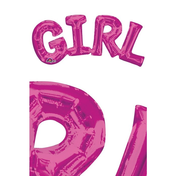 Ballon Girl Fushia - 55cm