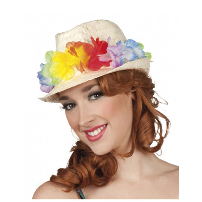 Hawaiihoedje Met Bloemetjes