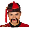Chinese Qing Hoed | Rood/Zwart