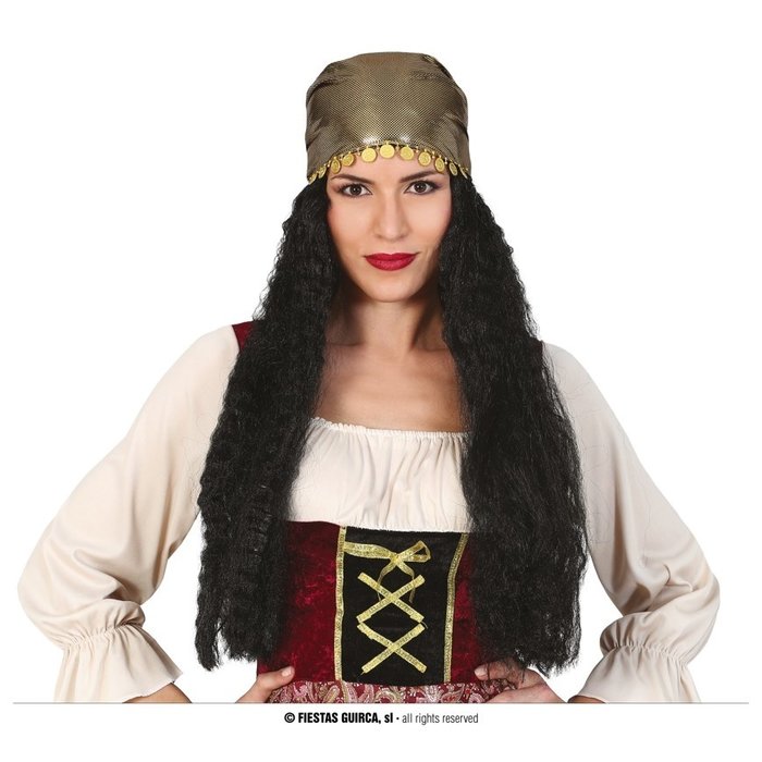 Pruik met bandana |Waarzegster