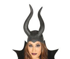 Maleficent Hoorns | Grijs/Zwart