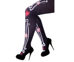 Panty Day Of Dead | Met botten | One Size