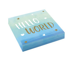 Servetten Hello World | Jongen