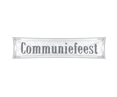 Banner Communie 180cm x 40cm
