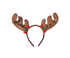 Kerstmis Diadeem | Rendier + Belletjes