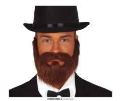 Baard + Snor Bruin