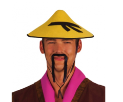 Chinese Moustache | Zwart