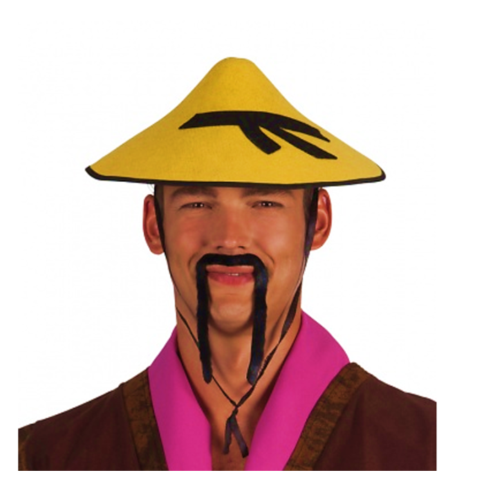 Chinese Moustache | Zwart