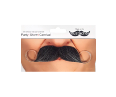 Grijze Moustache | Snor Grijs