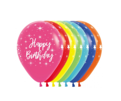 Happy Birthday 12 inch | 12 Stuks | Multicolor