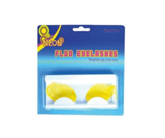 Wimpers Fluo Geel | 2 Stuks