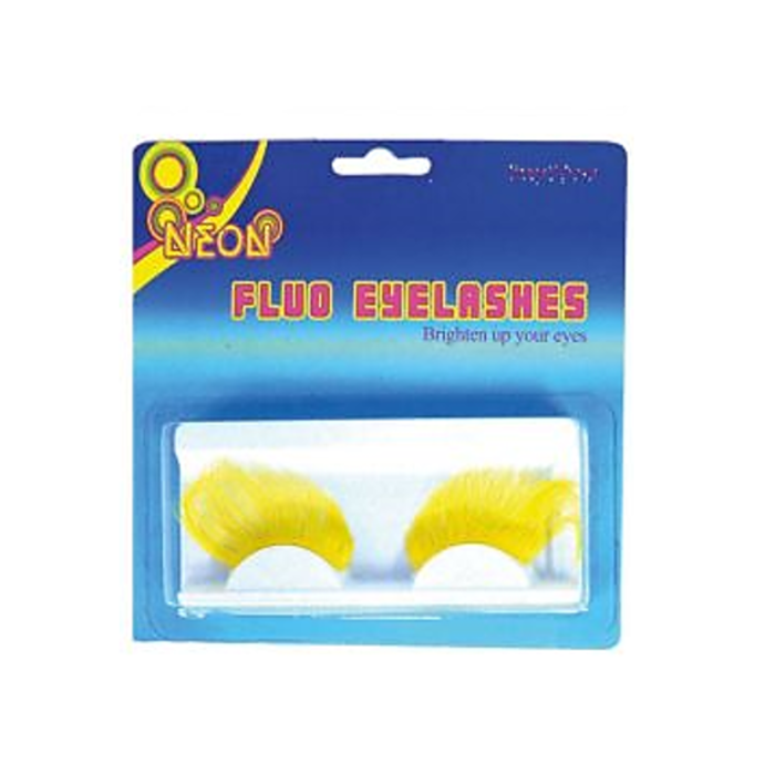 Wimpers Fluo Geel | 2 Stuks