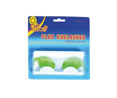 Wimpers Fluo Groen | 2 Stuks