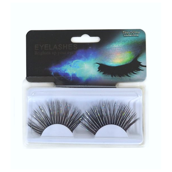 Wimpers Zwart Met Zilver | 2 Stuks